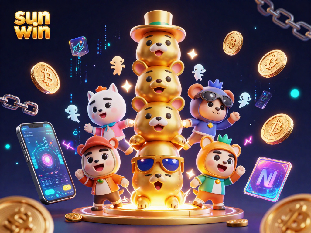 Experience thrilling gameplay at sun win with vibrant coins and a dynamic casino atmosphere.