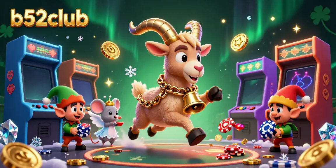 Experience the thrill of b52club with Krampus and friends in an exciting casino setting.