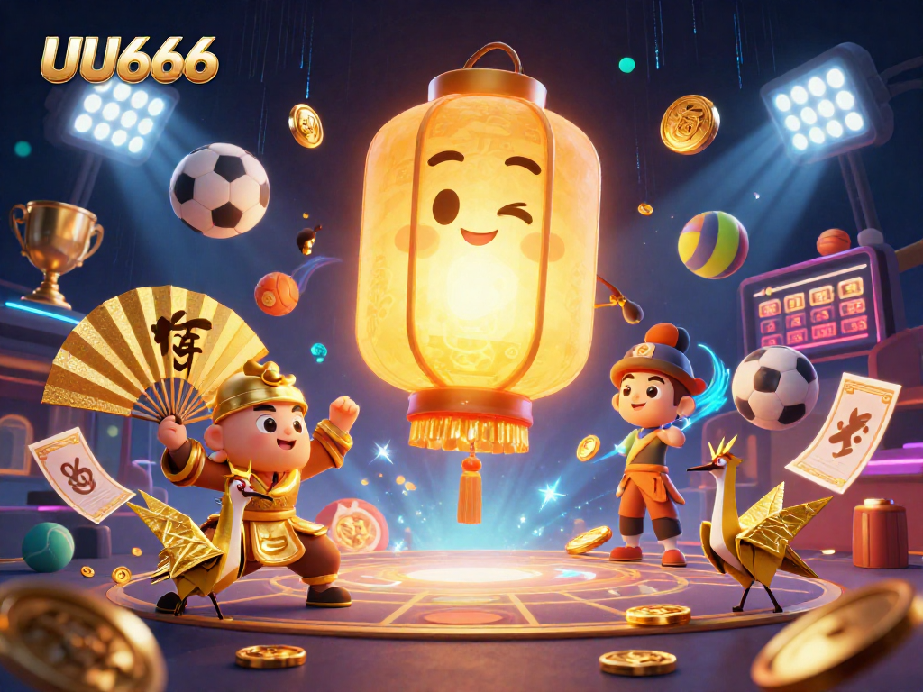 Experience thrilling moments with UU666 at the vibrant night market casino encapsulating winning energy.